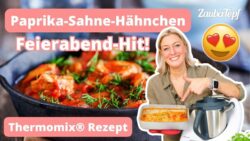 🍗 UNWIDERSTEHLICH cremiges Paprika-Sahne-Hähnchen 🤤 | Thermomix® Rezept