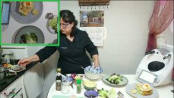 con la salsa blanca q te sobró