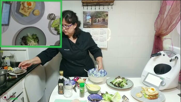 con la salsa blanca q te sobró