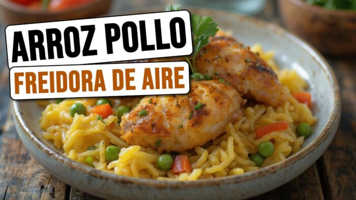 la MEJOR Receta de Arroz con Pollo en Freidora de Aire Tristar (Método Rápido)