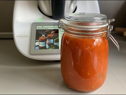 salsa de tomate siciliana con thermomix 🍅🍅🍅
