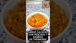 🌟 ¡ARROZ CALDOSO con PESCADO y GAMBAS en Thermomix! 🍤🔥 Receta FÁCIL y DELICIOSA en un PISPÁS