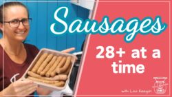 28 Sausages Cooked in the Thermomix Varoma