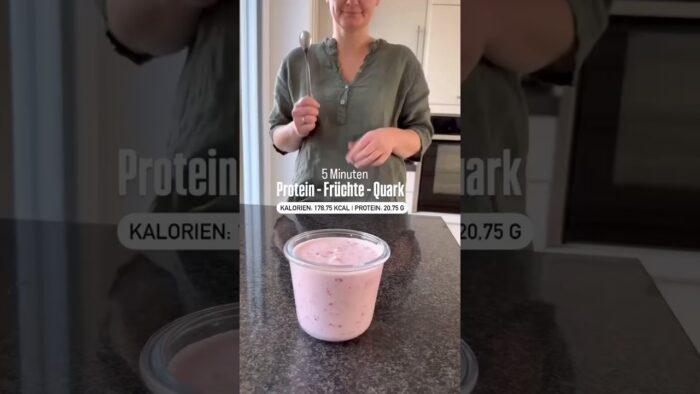 5 Minuten Rezept Protein Früchte- Quark  #thermomix 🍓🥝🍍🍇🫐🥭🍐