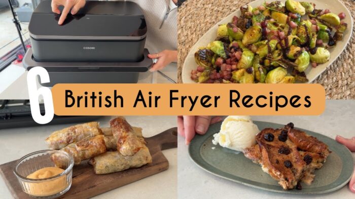6 RECETAS BRITÁNICAS PARA FREIDORAS DE AIRE CON UN TOQUE DIFERENTE, HECHAS FÁCILMENTE EN LA COSOR…