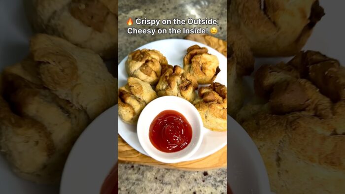 “AIR FRYER” Recipe | Easy Bread Bites – Quick & Delicious Snack or Dinner Idea! #shorts #trending