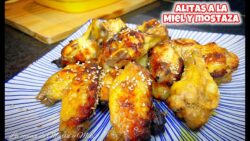 ALITAS DE POLLO A LA MIEL Y MOSTAZA En freidora de aire 😋