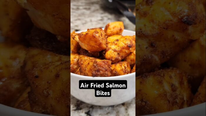 Air Fried Salmon Bites Recipe | 30 Minute Meal #salmon #recipe #airfryer