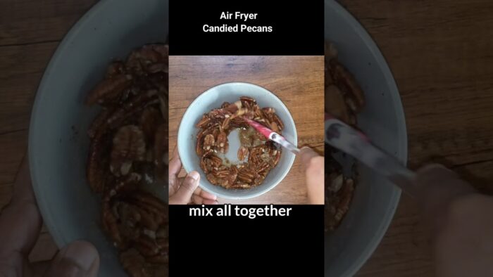 Air Fried Sweet Pecans/ Crunchy Candied Pecans