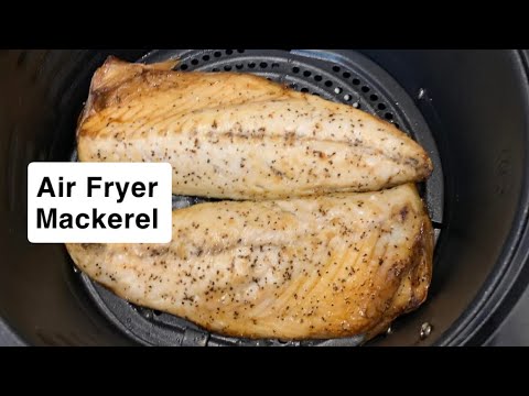 Air Fryer Mackerel Easy Recipe Heart Healthy Omega-3 | FullHappyBelly
