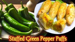 Air Fryer Magic: Stuffed Long Pepper Puff Pastry Recipe | New Ramadan Recipe 2025