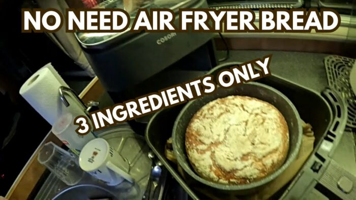 Air Fryer No-Knead Bread – The Best Air Fryer Bread Recipe