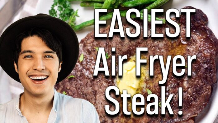 Bistec en freidora de aire en solo 10 minutos: ¡TAN jugoso y tierno!
