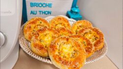 Brioche au thon et poivrons couleurs au thermomix #thermomix