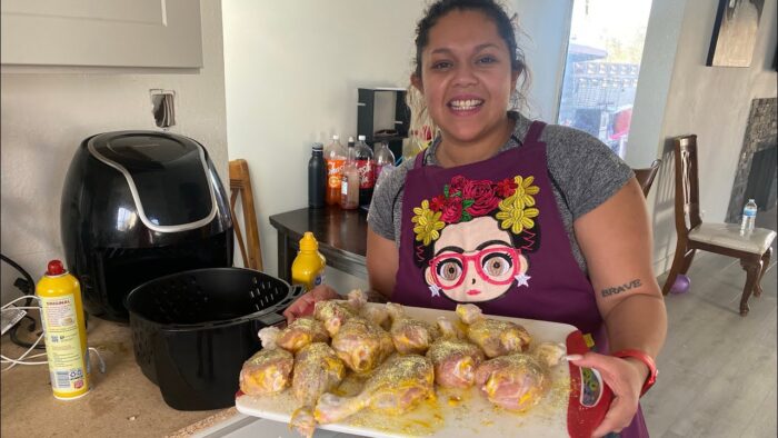 COMO HACER POLLO 🍗 FRITO EN LA AIR FRYER