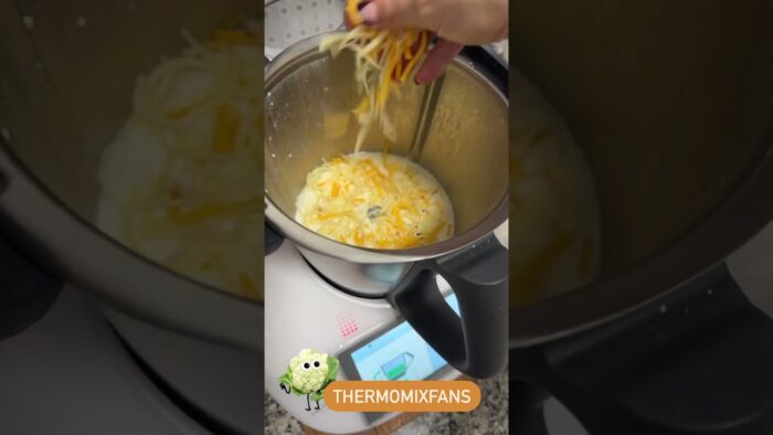 Coliflor con bechamel! Súper fácil y rápido con Thermomix!