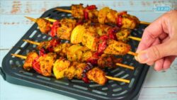 🍗 Cómo Hacer Pinchos de Pollo Jugosos en Freidora de Aire 🔥
