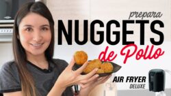 Cómo hacer NUGGETS DE POLLO caseros en #AirFryer | Receta fácil y saludable
