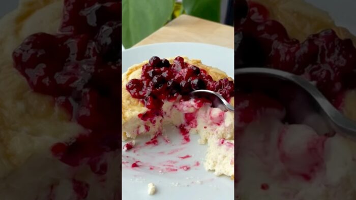 🤭Cómo hacer tarta de queso fácil y rápido #recetas #airfryer #recetasfaciles