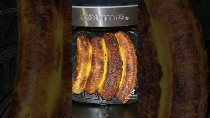 Cómo preparar plátanos machos en la freidora de aire yo los acompañaré con leche