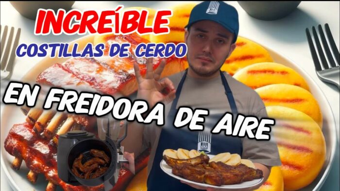 Costillas de Cerdo en Freidora de Aire // Receta en Freidora de Aire