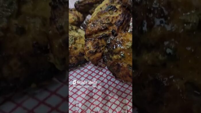 Creamy Chicken Tikka in Airfryer| Ramadan Special Recipe #food #ramadan #shorts #viralvideo #foodie