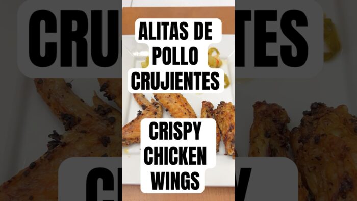 Crispy Air Fryer Chicken Wings Easy Recipe! Alitas de Pollo Crujientes en Airfryer ¡Receta Fácil!