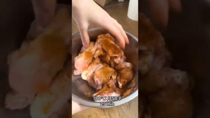 Crispy Juicy Chicken Wings #recipe #food #airfryer #youtubeshorts