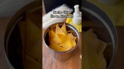 Crispy, crunchy, and guilt-free! Air-fried Nacho chips