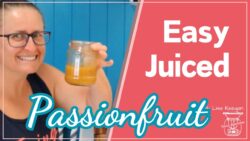 De-seeding passionfruit has never been easier with the Thermomix