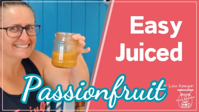 De-seeding passionfruit has never been easier with the Thermomix