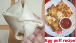 Egg Puffs recipe in Air fryer | Quick egg puff recipe for Iftar |Diet recipe for Iftar #food #ramzan