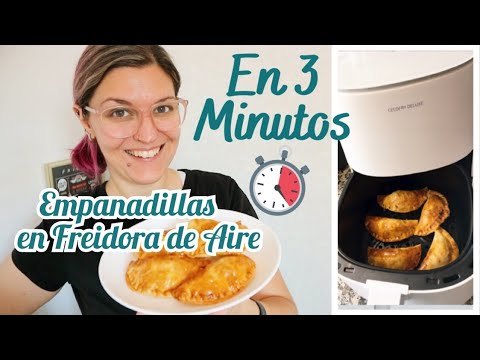 Empanadillas en FREIDORA DE AIRE *Recetas FREIDORA SIN ACEITE* Cenas FÁCILES Y RÁPIDAS
