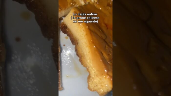 Flan con leche en polvo en freidora de aire #recetas #receta #flan #dulces #postres #postre #dulce