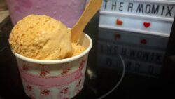 Helado de turrón Jijona casero/ Helado turrón en Thermomix
