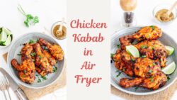 How to make Chicken Kabab in Air Fryer | Air Fryer Chicken Kabab Recipe | Flavor Quotient
