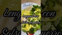 Lenguado con salsa de puerro 🐟 ¡Receta fácil en Thermomix!
