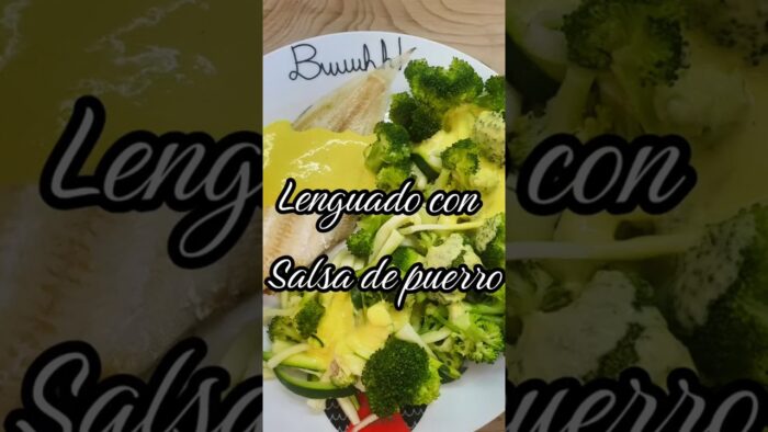Lenguado con salsa de puerro 🐟 ¡Receta fácil en Thermomix!