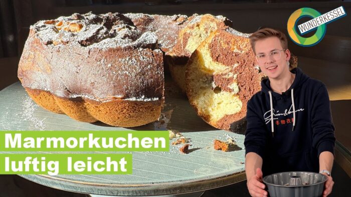 Luftig leicht und lecker – Marmorkuchen aus der Wunderkesselküche im Thermomix 🧁