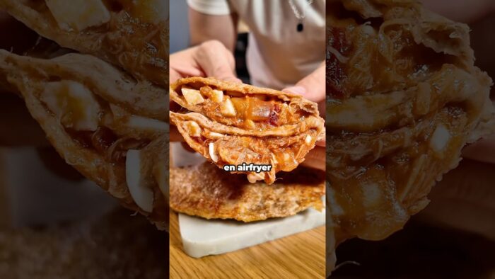 MEGA EMPANADILLA 🥟EN AIRFRYER#Empanadilla  #Cenas  #cenastop  #Airfryerrecipe  #Airfryer