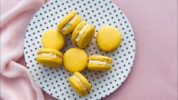 Macarons au Thermomix, ganache montée à la mangue 🥭