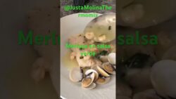 Merluza en salsa verde. Receta completa en mi canal.@JustaMolinaThermomix #thermomix