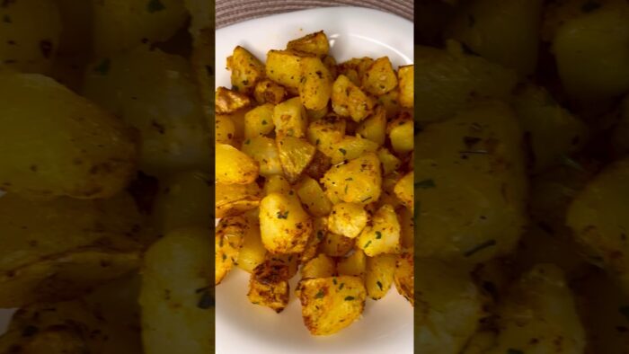 PATATAS BRAVAS EN AIR FRYER/ EASY SPICY AIRFRYER POTATOES #easyrecipe #recetasfaciles