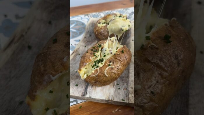 PATATAS RELLENAS🥔🧀 #shorts