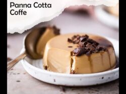 Panna Cotta de Café con Virutas de Chocolate | Receta FÁCIL con Thermomix ✨🍫