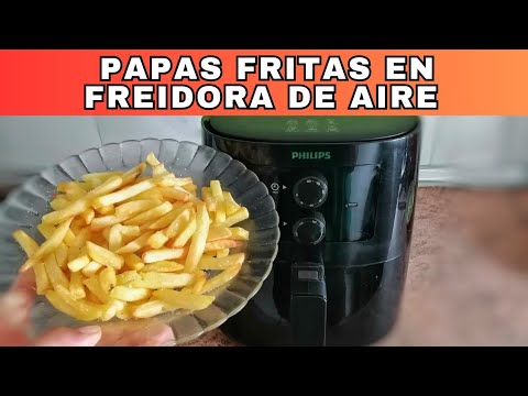 Papas fritas congeladas en freidora de aire