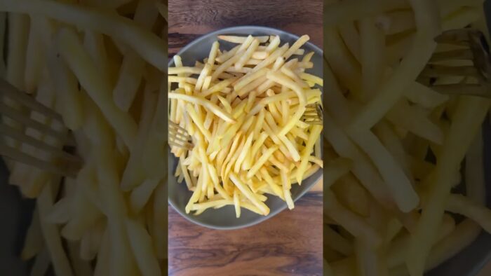 Papas perfectas para freidora de aire! INCREÍBLES y en 8 minutos 🤯