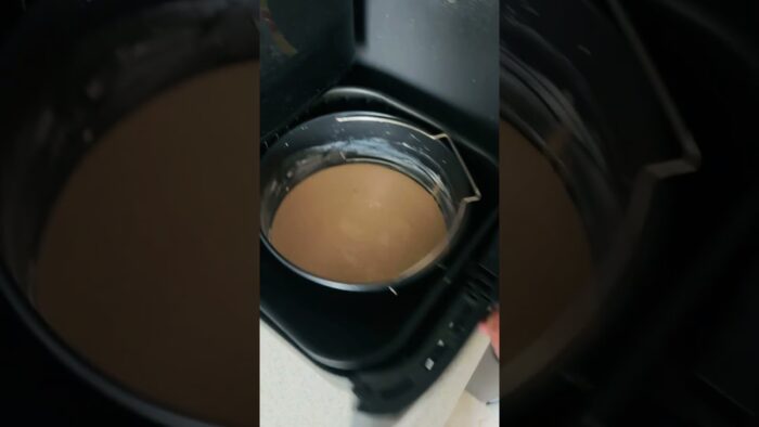 Pastel de avena en freidora de aire fácil y sencillo, #food #recipe #shorts