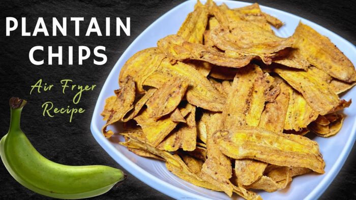 Plantain Chips | Air fryer recipe | Less Oil | Crispy Healthy & Easy Snack Recipe