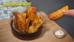 Prepara Patatas Deluxe CRUJIENTES en Air Fryer! 🍟✨ Receta Fácil y Saludable